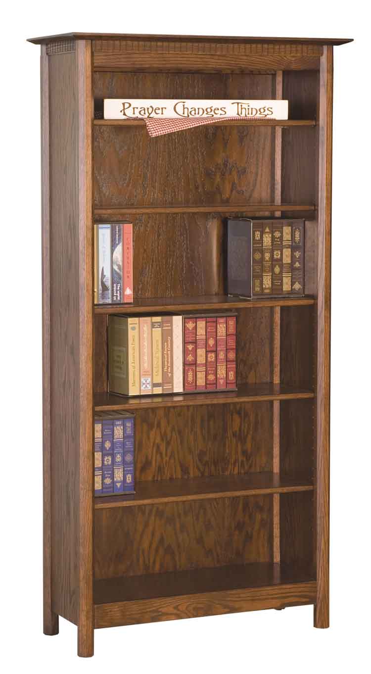 Amish Charleston Bookcase - Click Image to Close